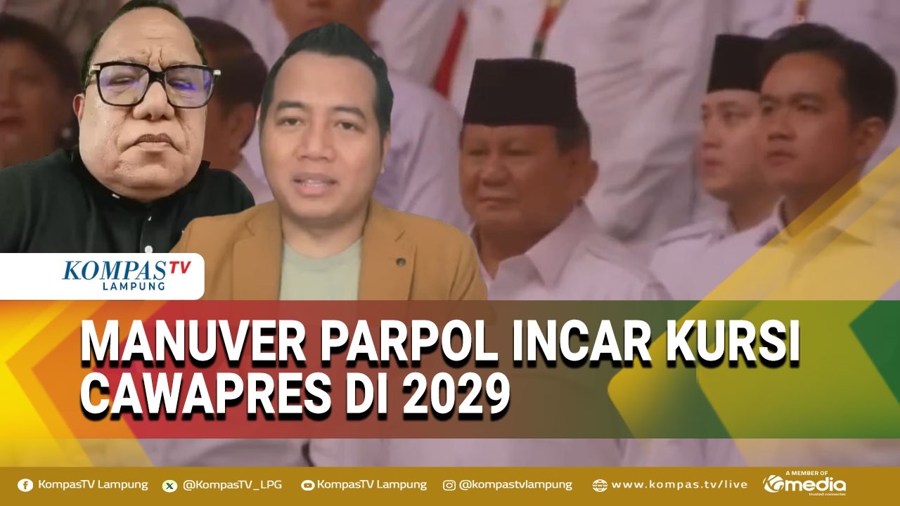 Manuver Partai Incar Kursi Cawapres 2029, Begini Respons Willem Frans dan Adi Prayitno