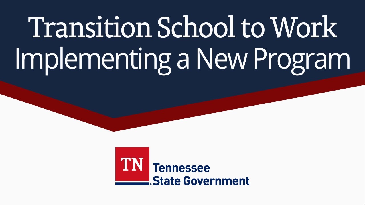 Transition School to Work: Implementing a New Program