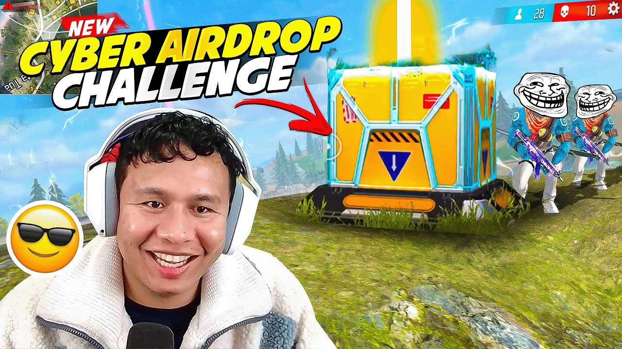 Новое испытание Cyber ​​Airdrop в режиме Solo Vs Squad 🔥 Tonde Gamer - Free Fire Max