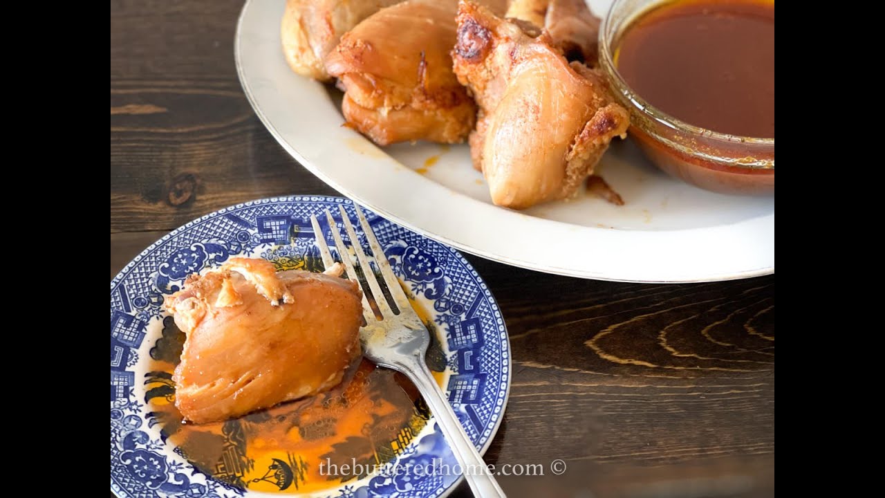 Asian  Inspired BBQ Chicken Thighs