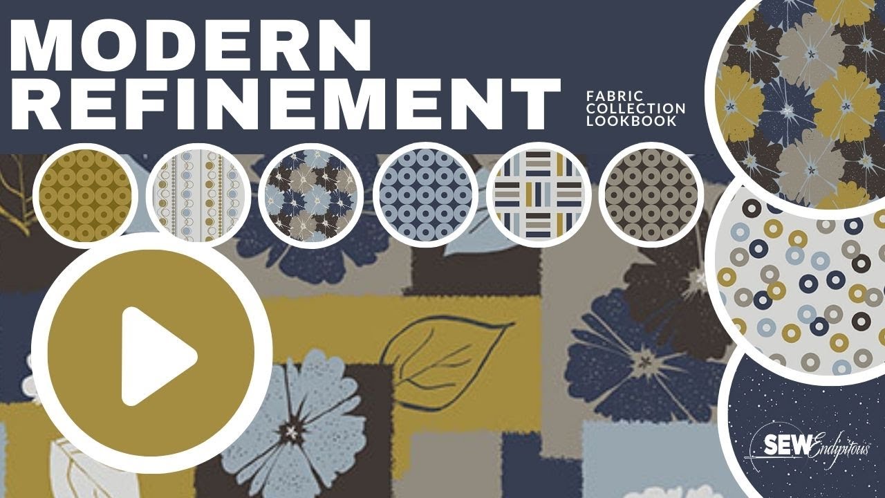 Modern Refinement Fabric Collection Designed by Steve Baker of The Sophisticated Gnome®