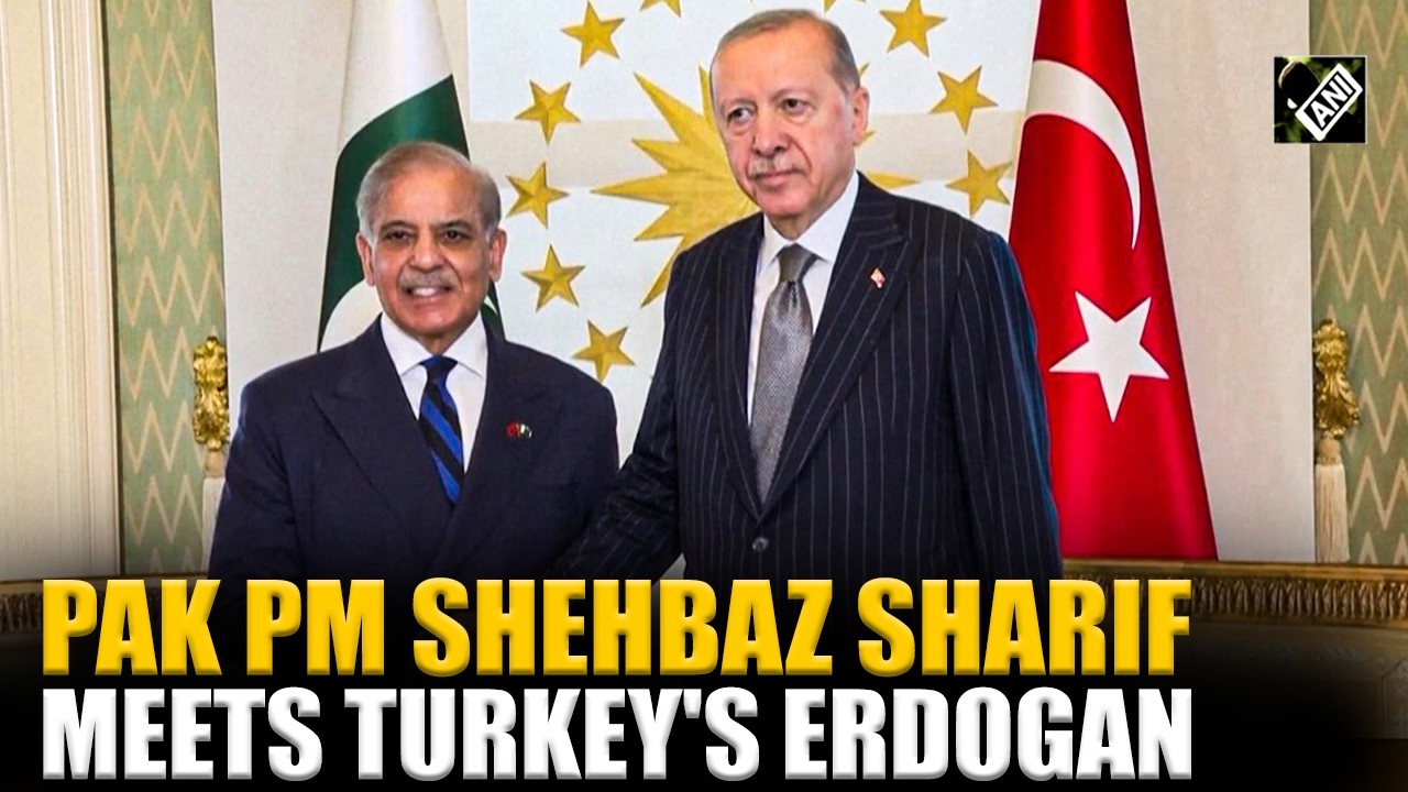 Watch! Pakistan Prime Minister Shehbaz Sharif meets Turkey's Erdogan for talks in Istanbul
