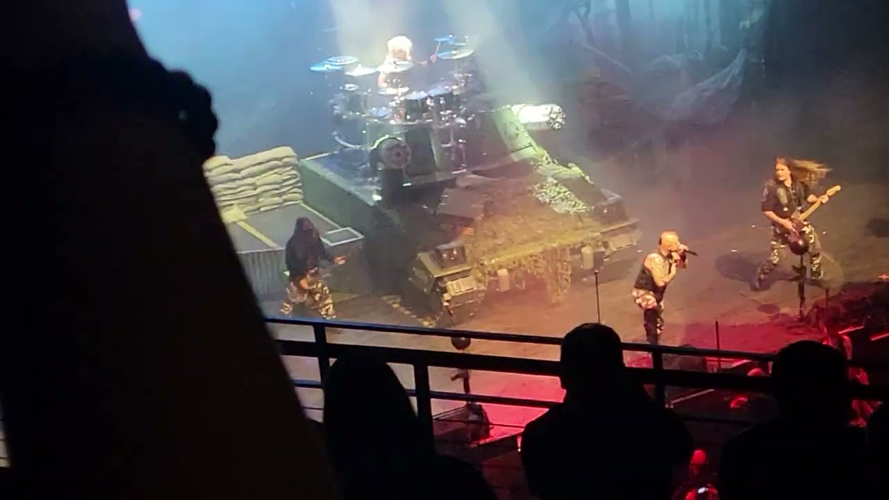Sabaton - Concert intro & Ghost Division - Cincinnati 10/8/22