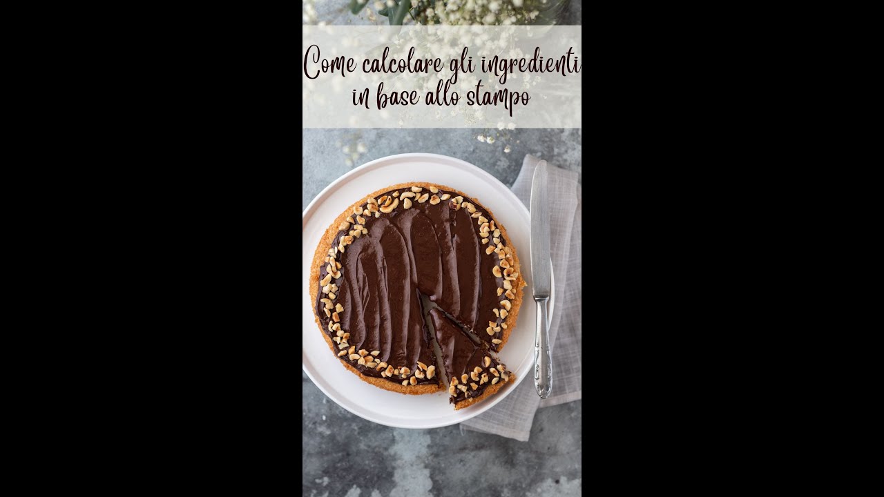 Come calcolare gli ingredienti in base allo stampo