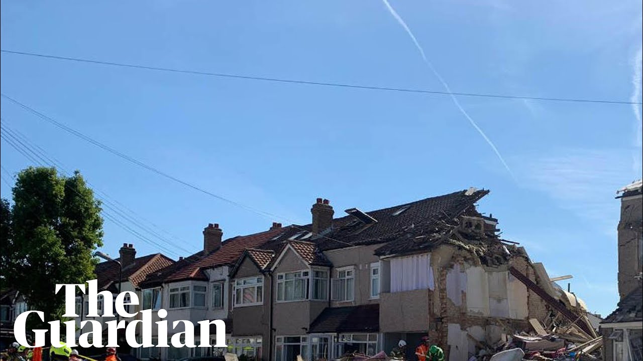 Footage shows aftermath of Thornton Heath explosion