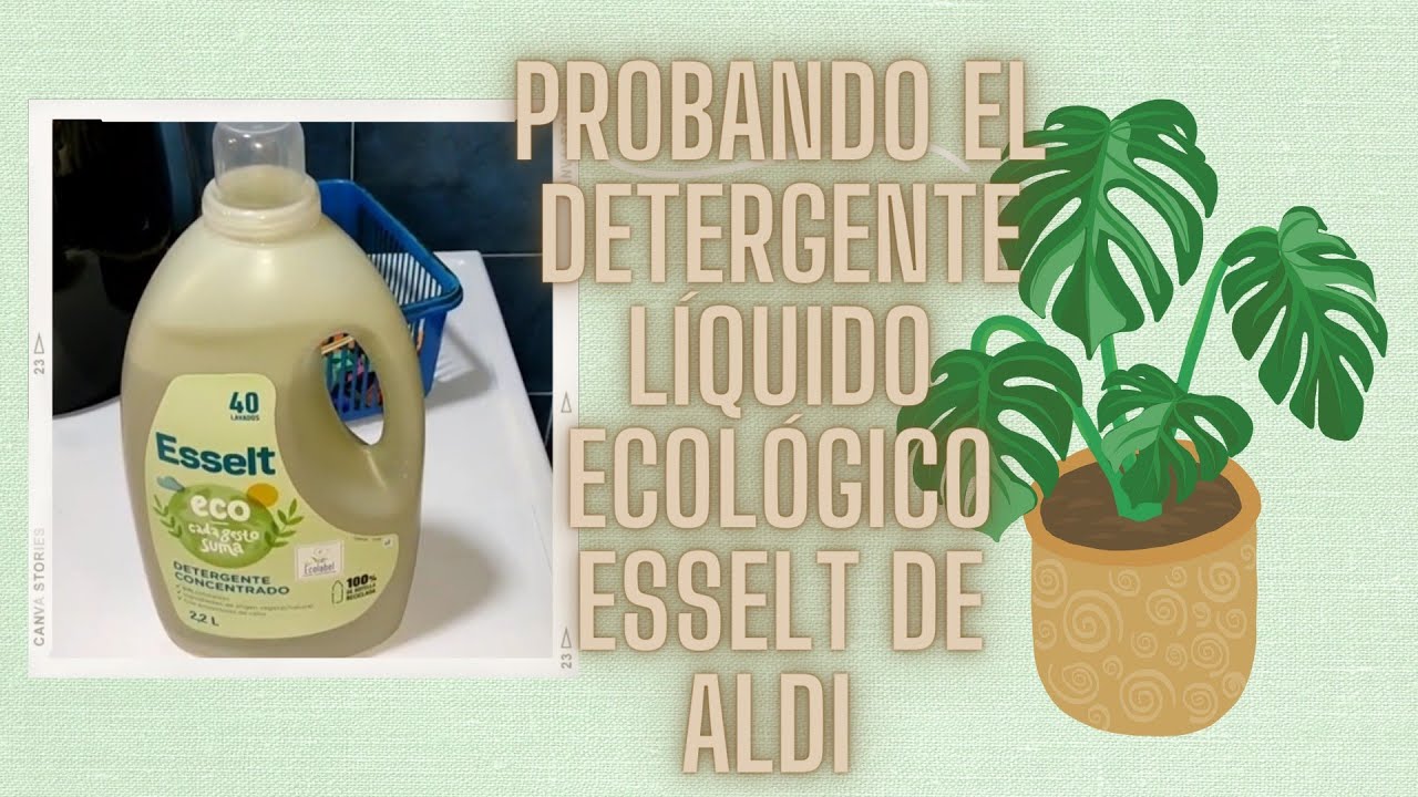 PROBANDO EL DETERGENTE LÍQUIDO ECOLÓGICO ESSELT DE ALDI 🌿
