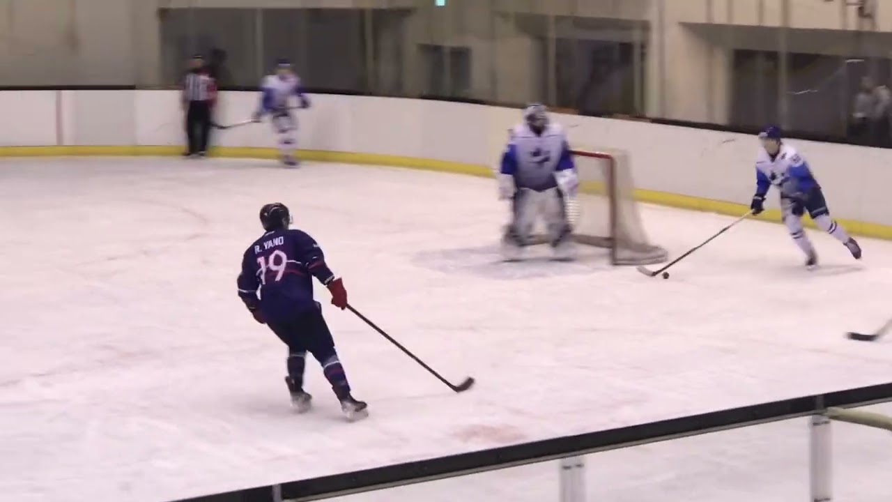 Kobe Stars versus HL Anyang hockey game in Kobe.