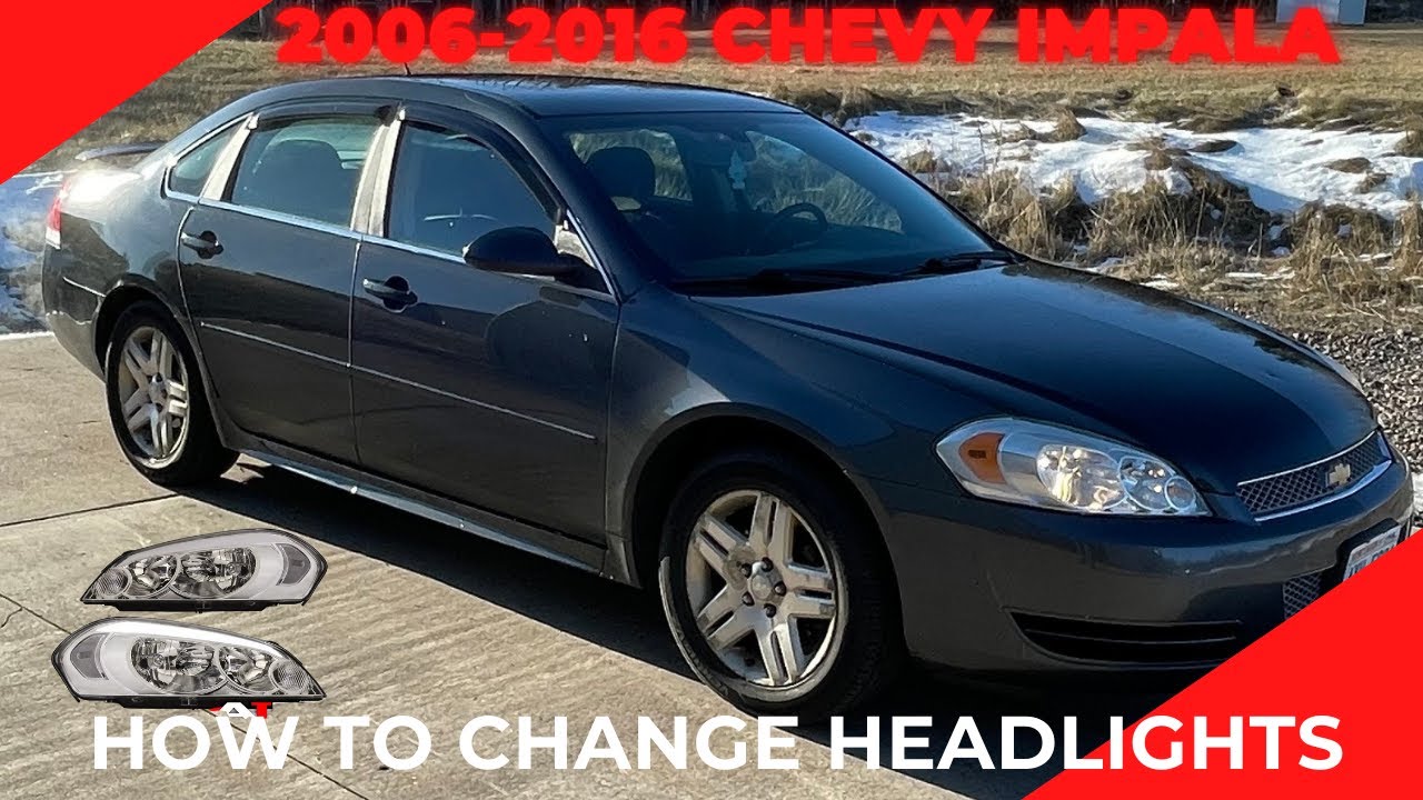 2006-2016 Chevy Impala: How to change headlight housings