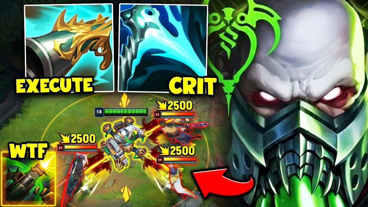 FULL CRIT URGOT IS THE SCARIEST THING YOU'LL EVER SEE! (ONE SHOT EVERYTHING)