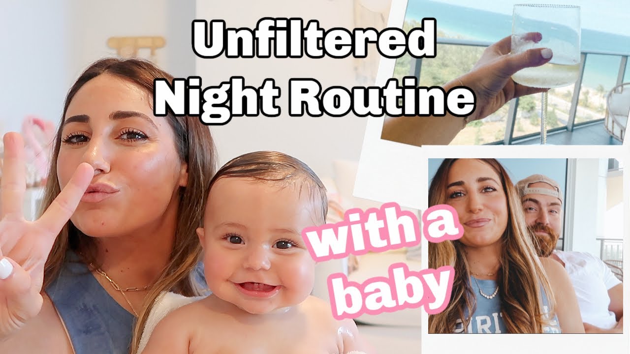 MY REAL NIGHT ROUTINE WITH A BABY/ Unfiltered Raw Vlog!