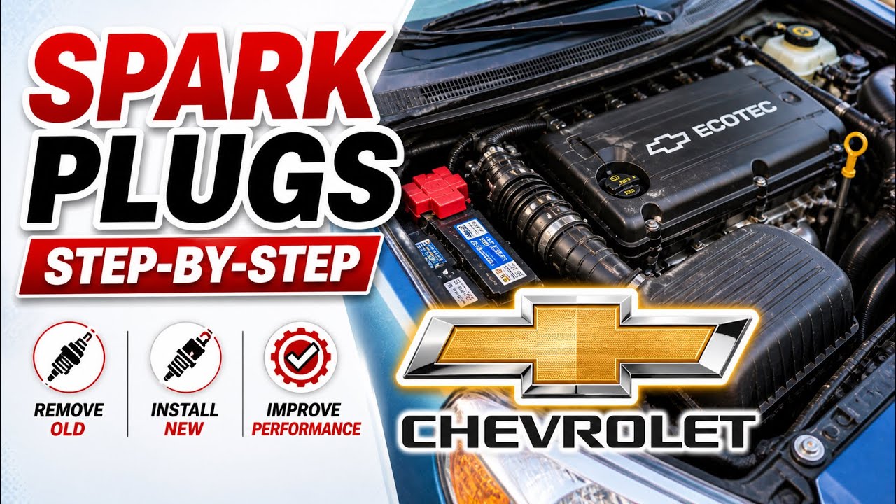 Change your spark plugs step-by-step on a Chevrolet Spark