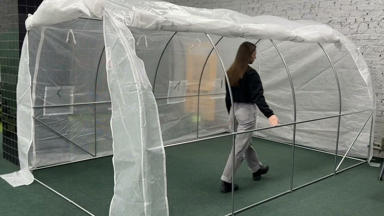 Найзручніша теплиця для дачі: LEOBRO Garden з бічним відкриттям MultiDoor