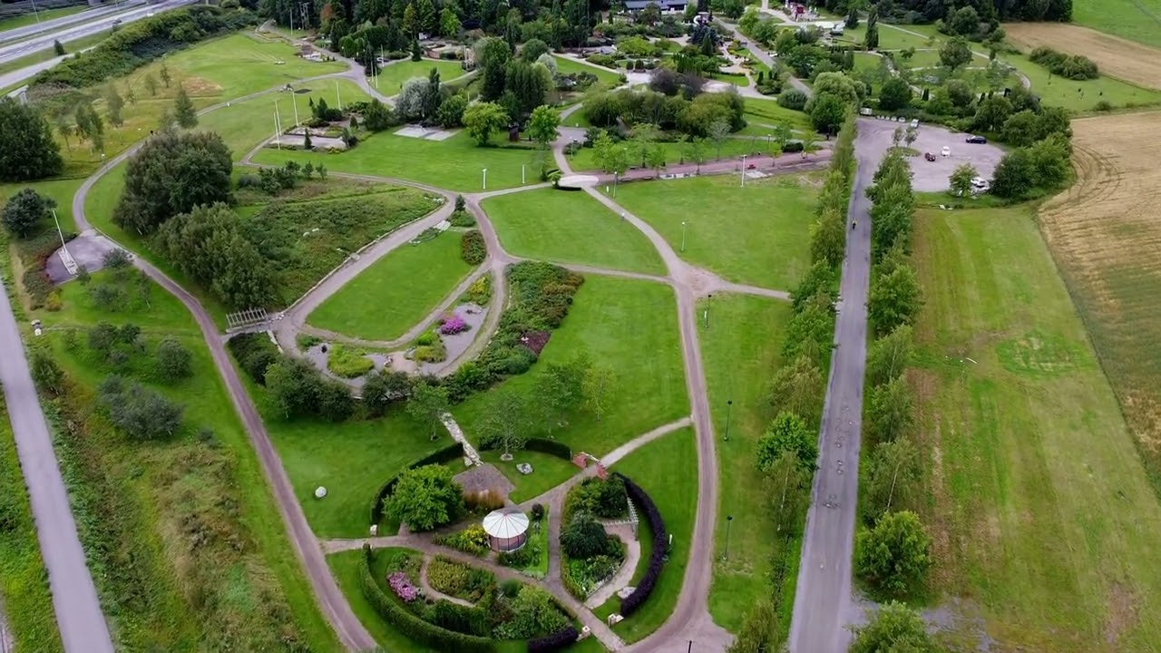Gardeners paradise Marketta park in Espoo, Finland