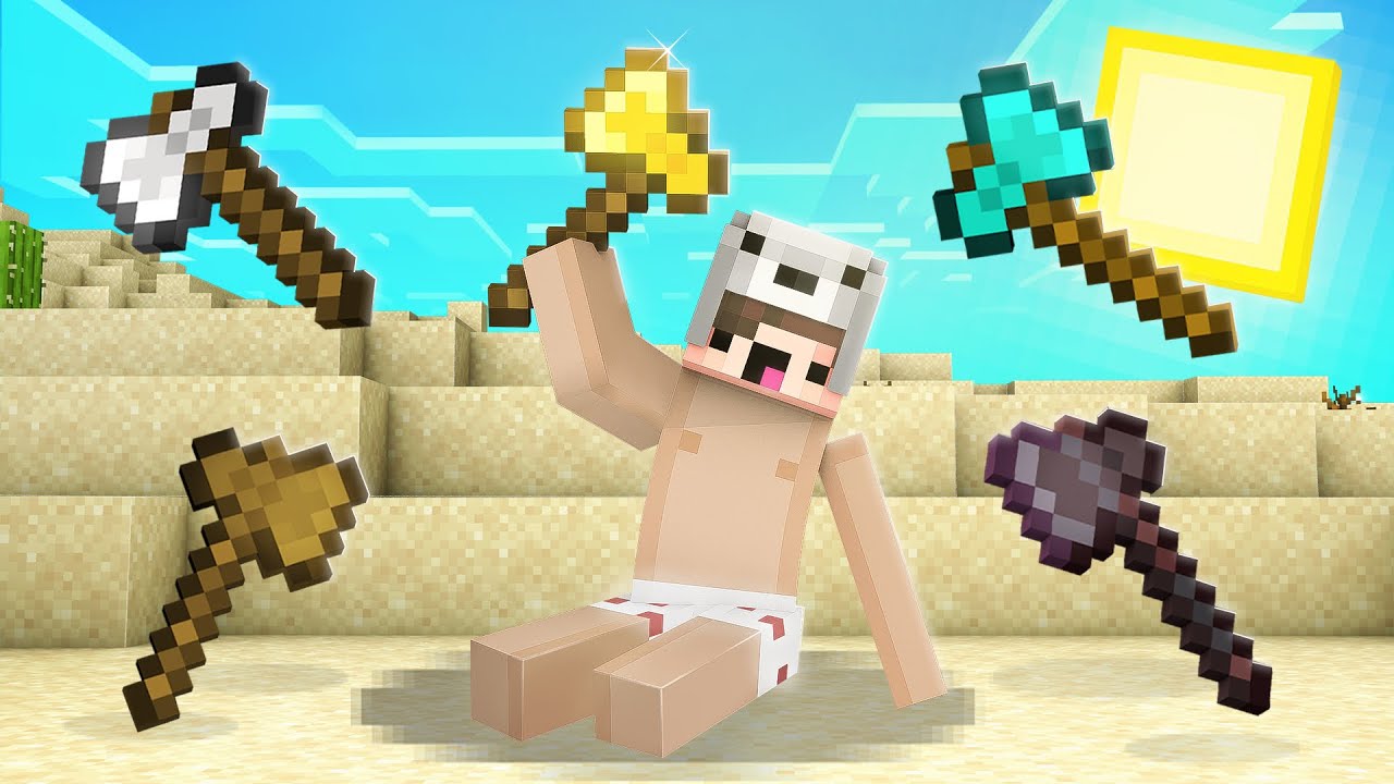kt&oacute;ra siekiera jest najszybsza? (Minecraft eksperyment po polsku)
