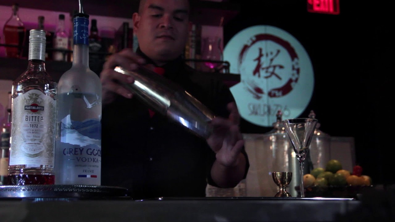 Scarlet goose cocktail