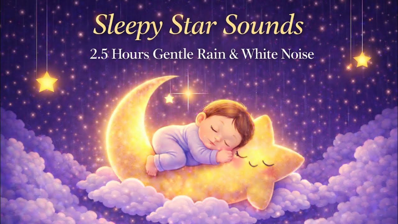Relaxing Rain Sounds for Sleep 🌧️ | 2.5 Hours Rain White Noise for Deep Sleep