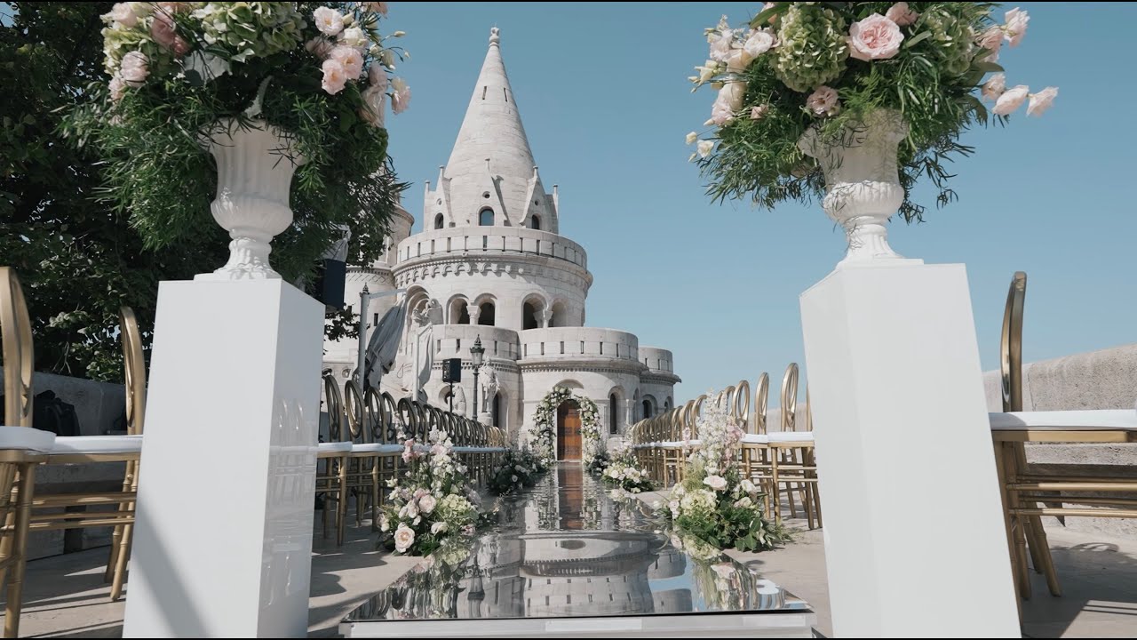 Fisherman's Bastion Wedding like you've never seen before! Illiana & Luke's Dream Wedding Budapest