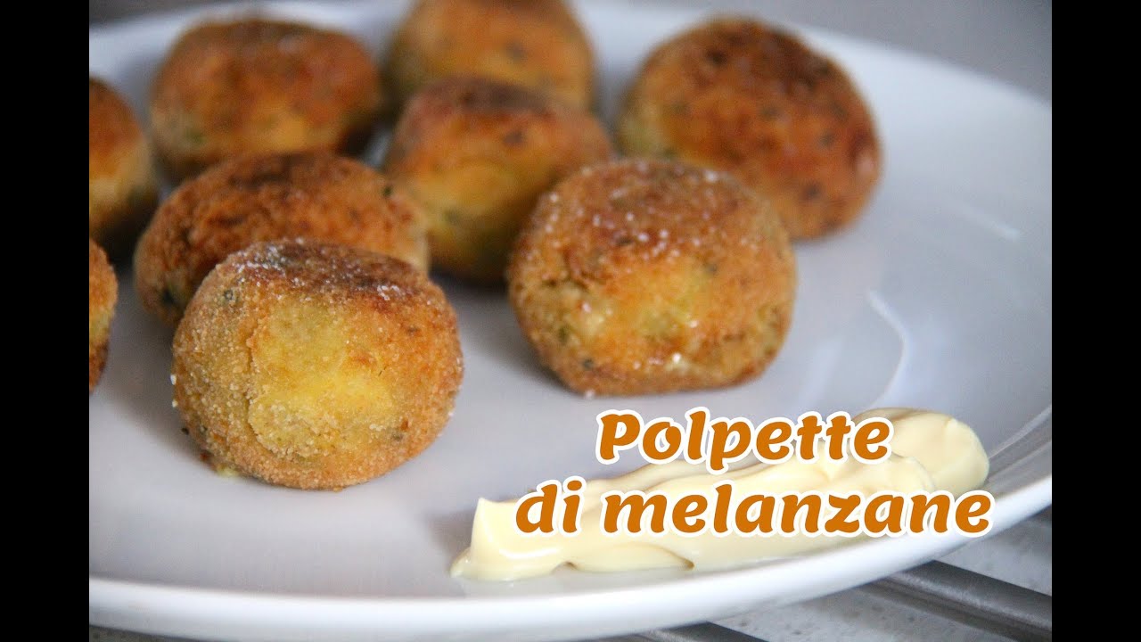 POLPETTE DI MELANZANE VEGETARIANE- vegetarian eggplant balls [sub eng]