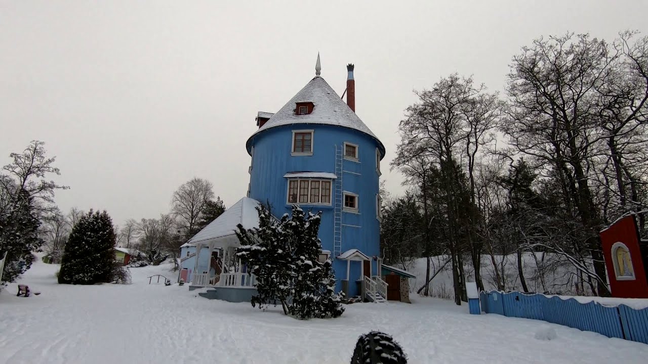 Moomin World in Winter Finland Naantali Old City