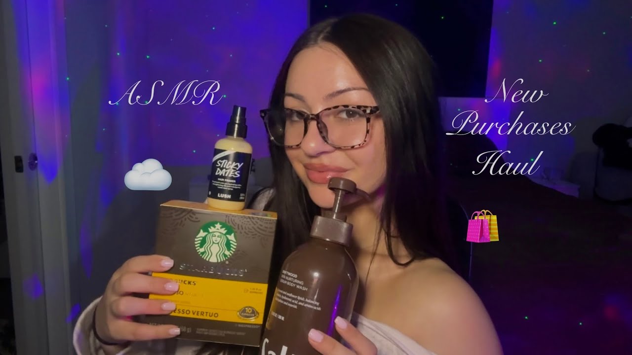 ASMR recent purchases haul ❤️‍🔥 (Lululemon, body care, makeup)
