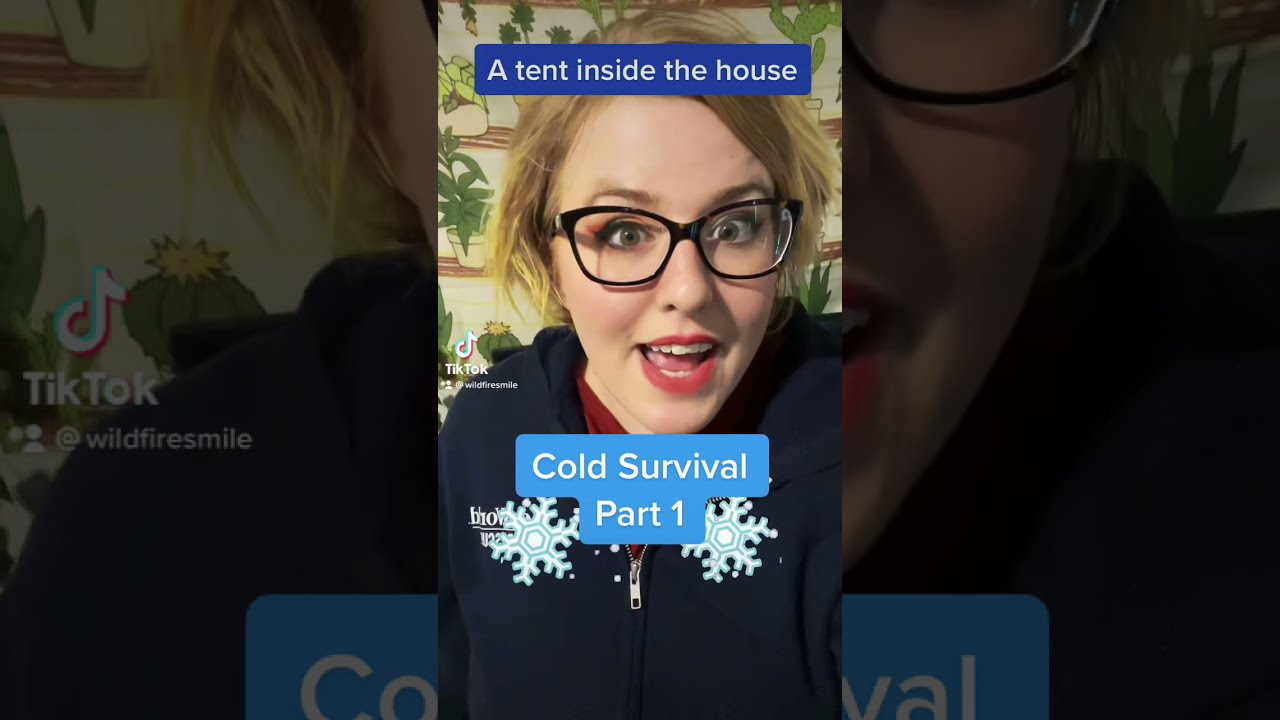 Cold Survival: A Tent Inside Your House