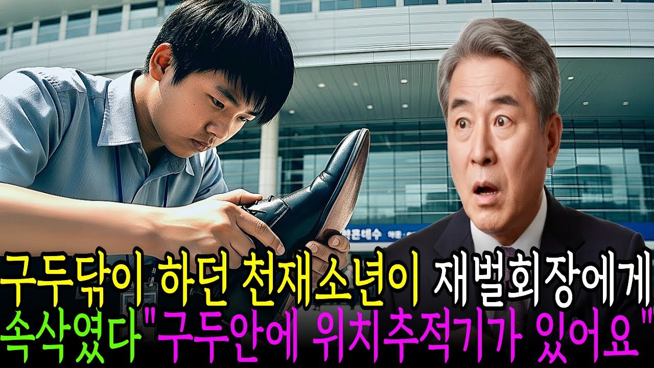 구두닦이 하던 천재소년이 재벌회장에게 소리쳤다. 