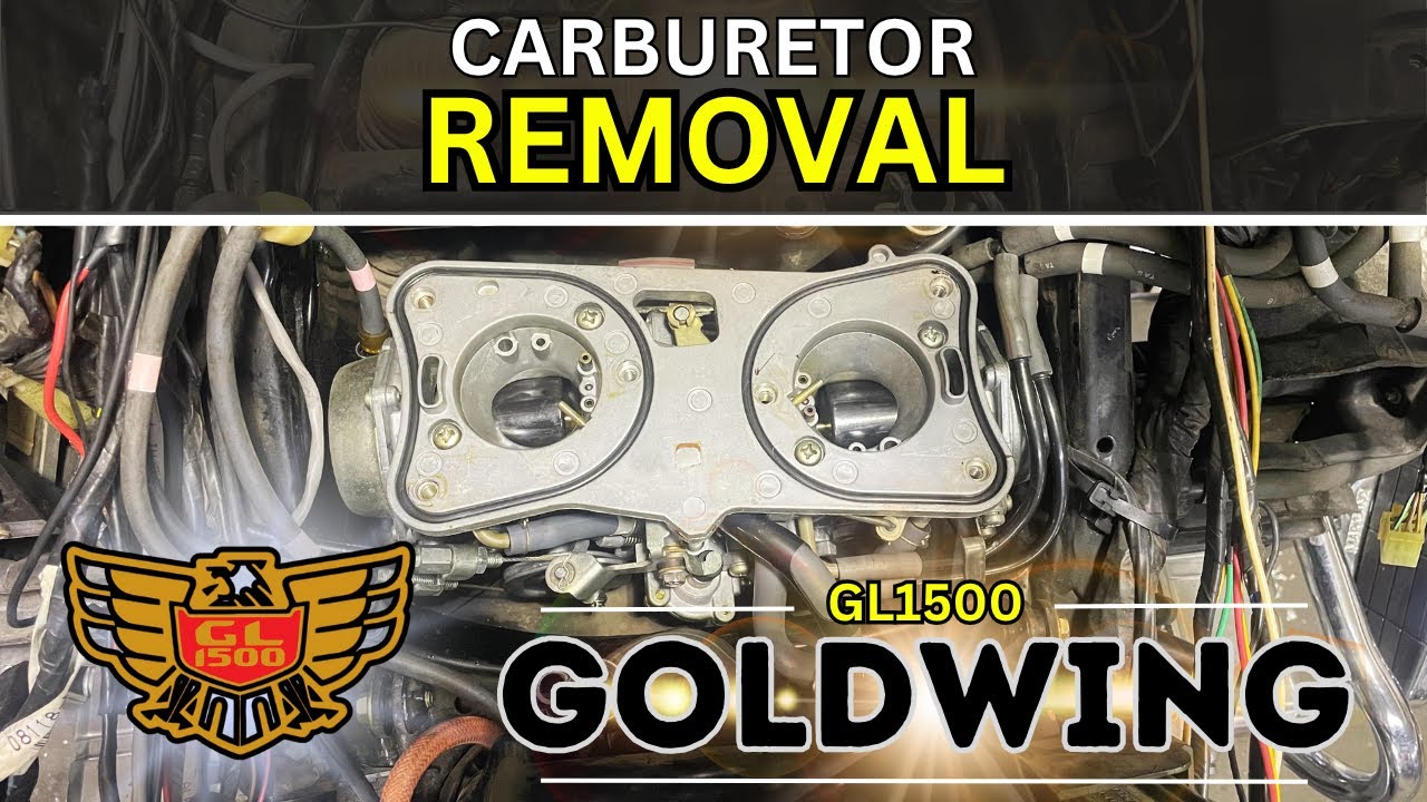 Как снять карбюраторы Honda GL1500 Goldwing (ПОЛНОЕ РУКОВОДСТВО)