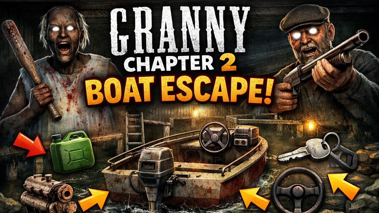 Granny Chapter 2 Boat Escape | Full Gameplay Hindi