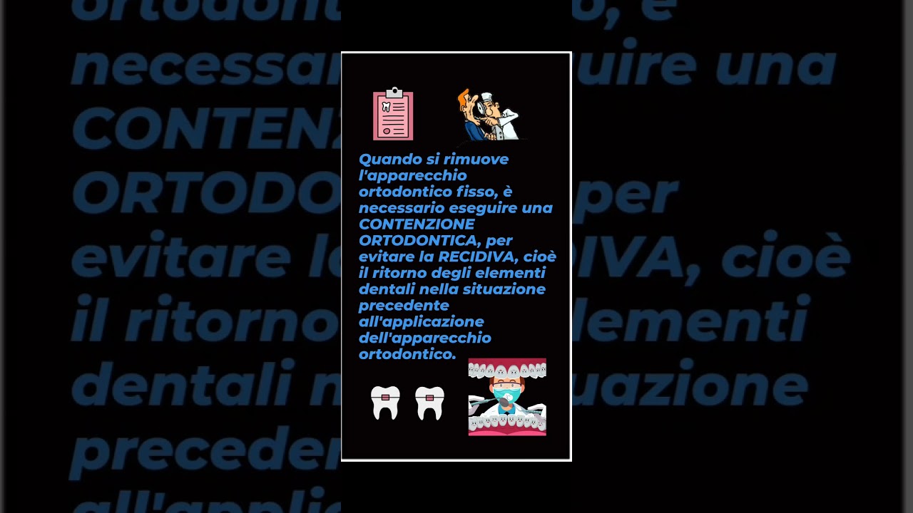 Contenzione ortodontica dopo apparecchio fisso ai denti: mantenere i denti dritti per sempre