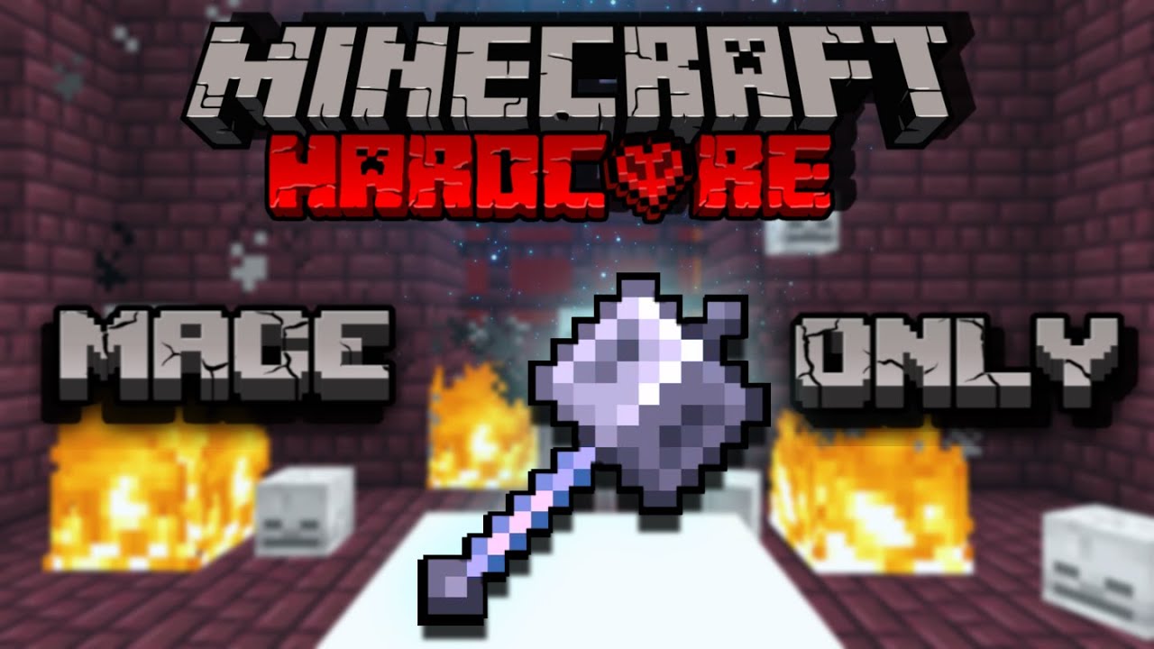Can You Beat Hardcore Minecraft Using ONLY a Mace? [Full Movie]