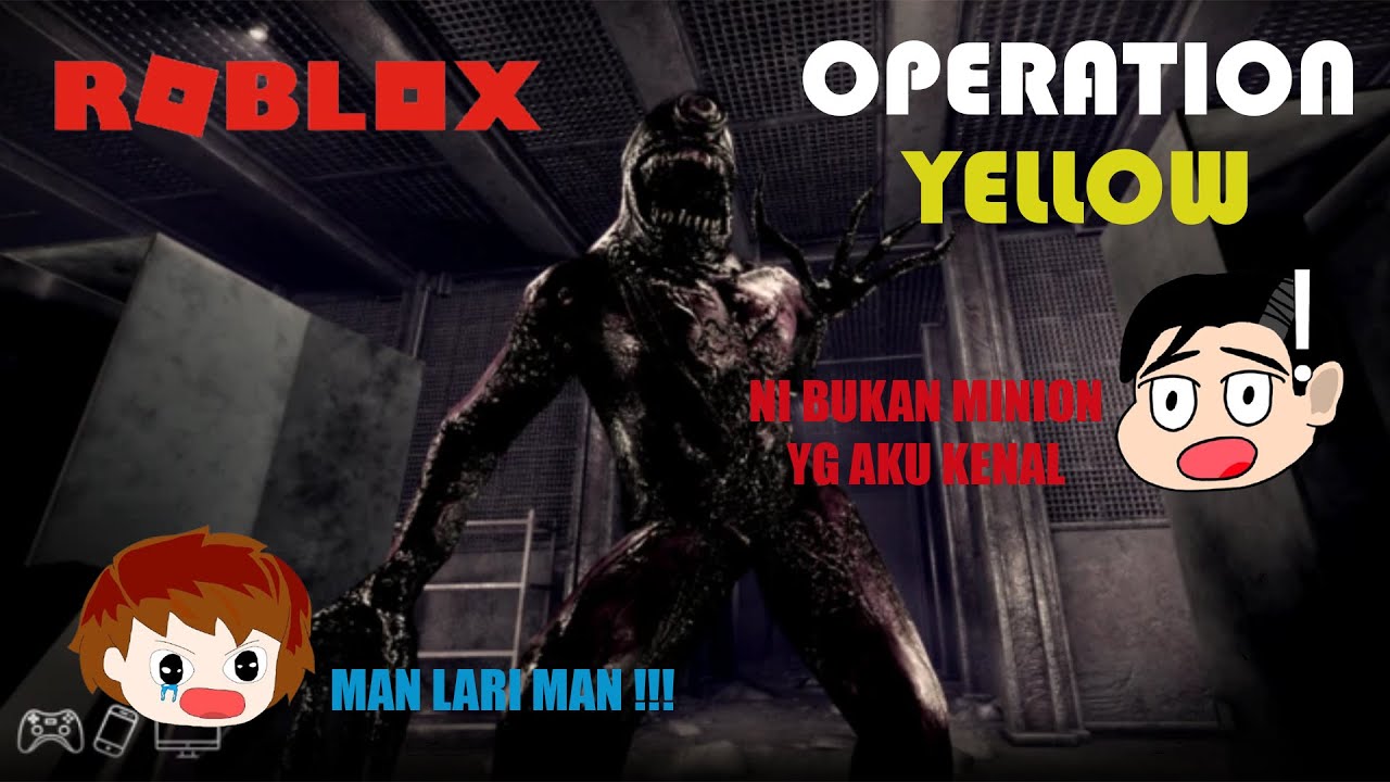 Kena kejar dengan minion darkweb!!! [ROBLOX HORROR] ft.liomaod