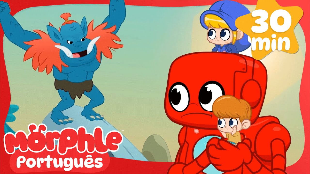 A Busca do Gigante da Montanha 🥲🔴 MARATONA DO MORPHLE! 🔵 Desenhos Animados Infantis em Português