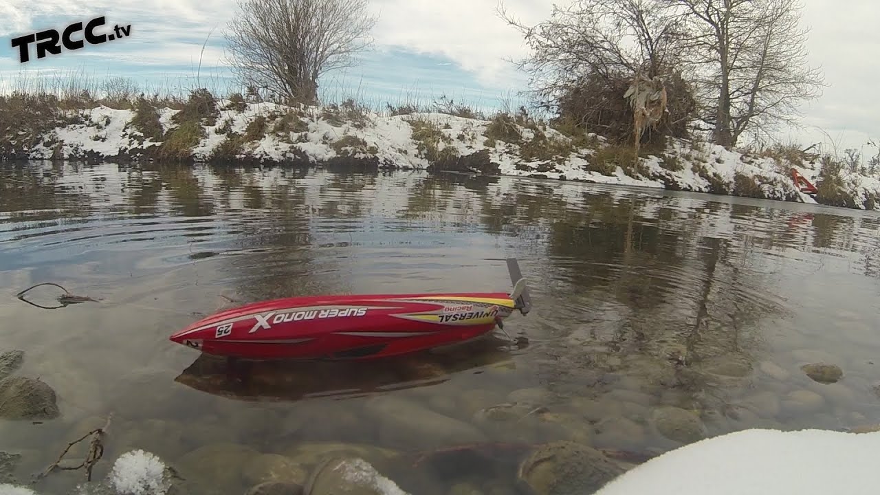 TRCC BOATS - Most FAIL first run EVER! Joysway Super Mono X