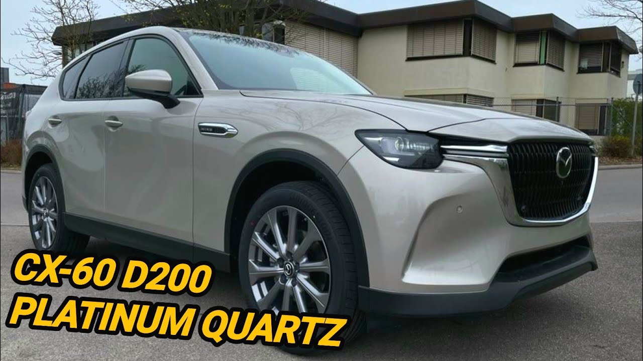 Diesel Sound 🔈|| Mazda CX-60 e-Skyactiv-D 200 || Exclusive-Line Platinum Quartz || Schwarz Sitzbezug