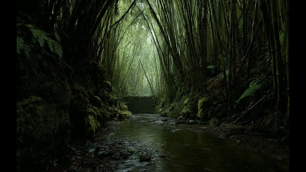 Tranquil Bamboo Passage 🌿 Deep Sleep Healing Music (1 Hour)