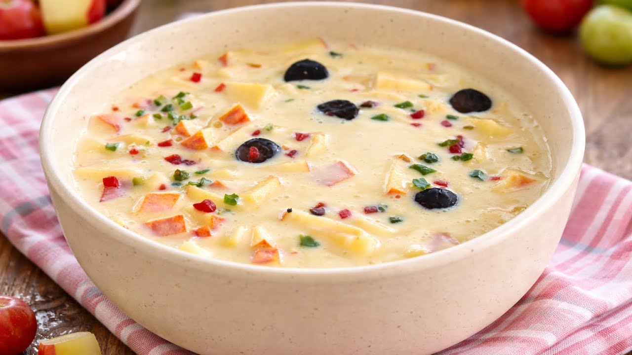 Healthy and tasty fruit custard ॥ every elder and kids loves this #fruitcustard #healthyfood #viral 