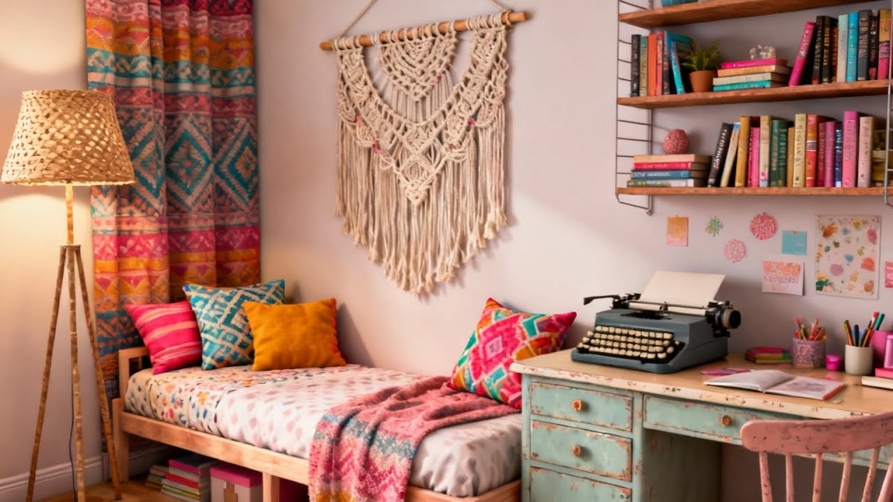 ide design kamar tidur cewek low budget | low budget girls bedroom design ideas