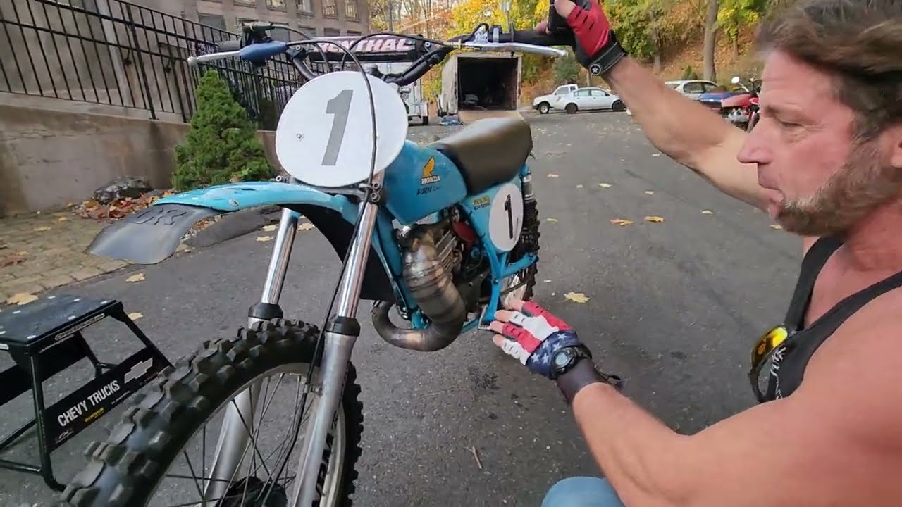 JEFF WARD 74' HONDA CR125 TEAM J&B REPLICA RACER ELSINORE 2 STROKE!