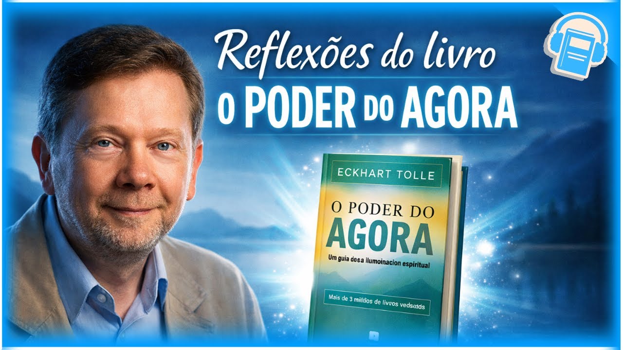 REFLEXÕES DO LIVRO O PODER DO AGORA | ECKHART TOLLE  (VOZ HUMANA)