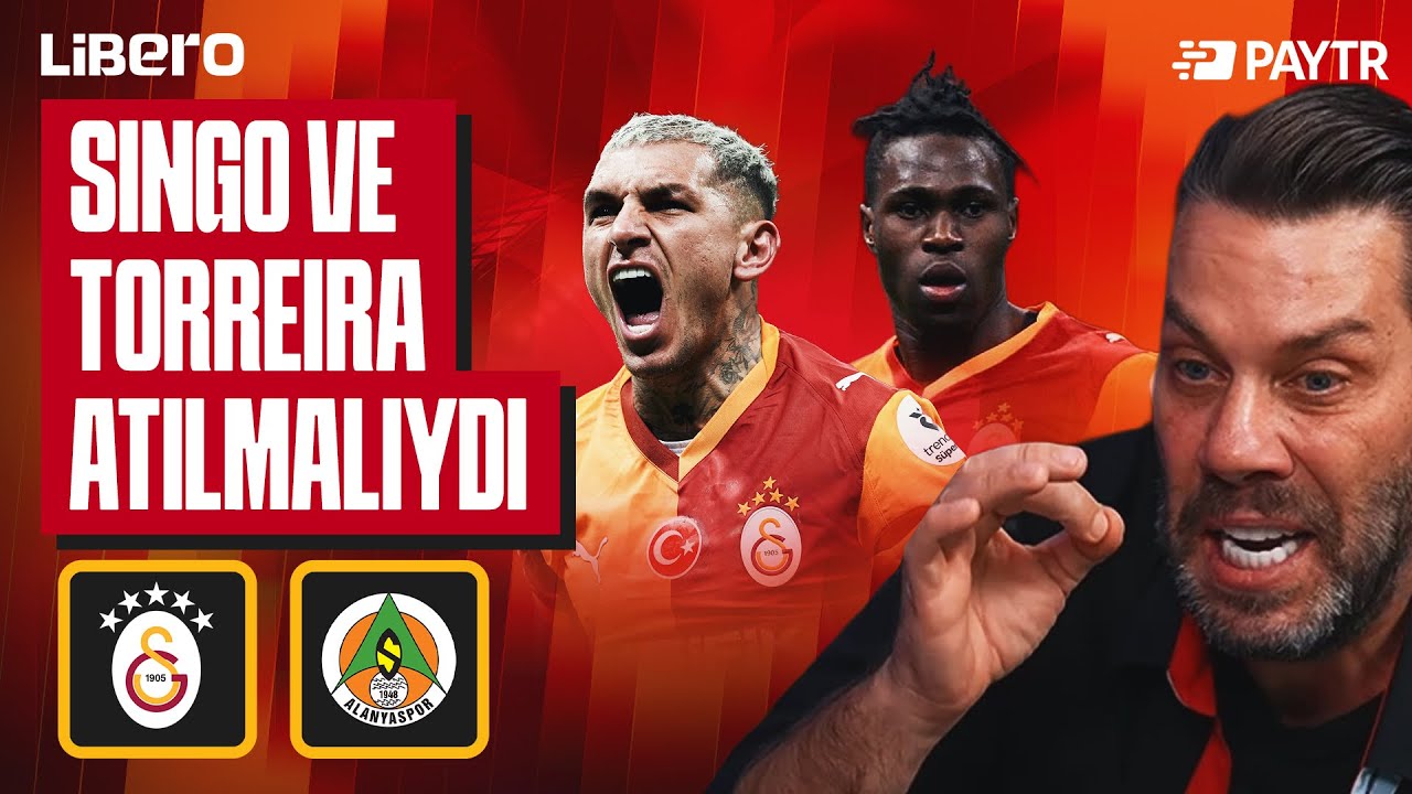 Fırat Aydınus Galatasaray Alanyaspor maçındaki kritik pozisyonları canlı yayında değerlendiriyor