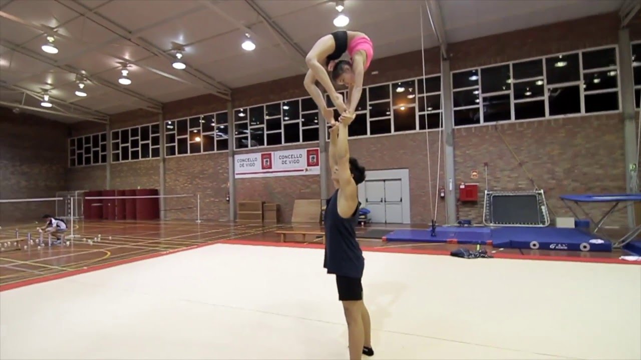 Luiz Antonio Amaral y Andrea Verísimo gimnasia acrobática 2016