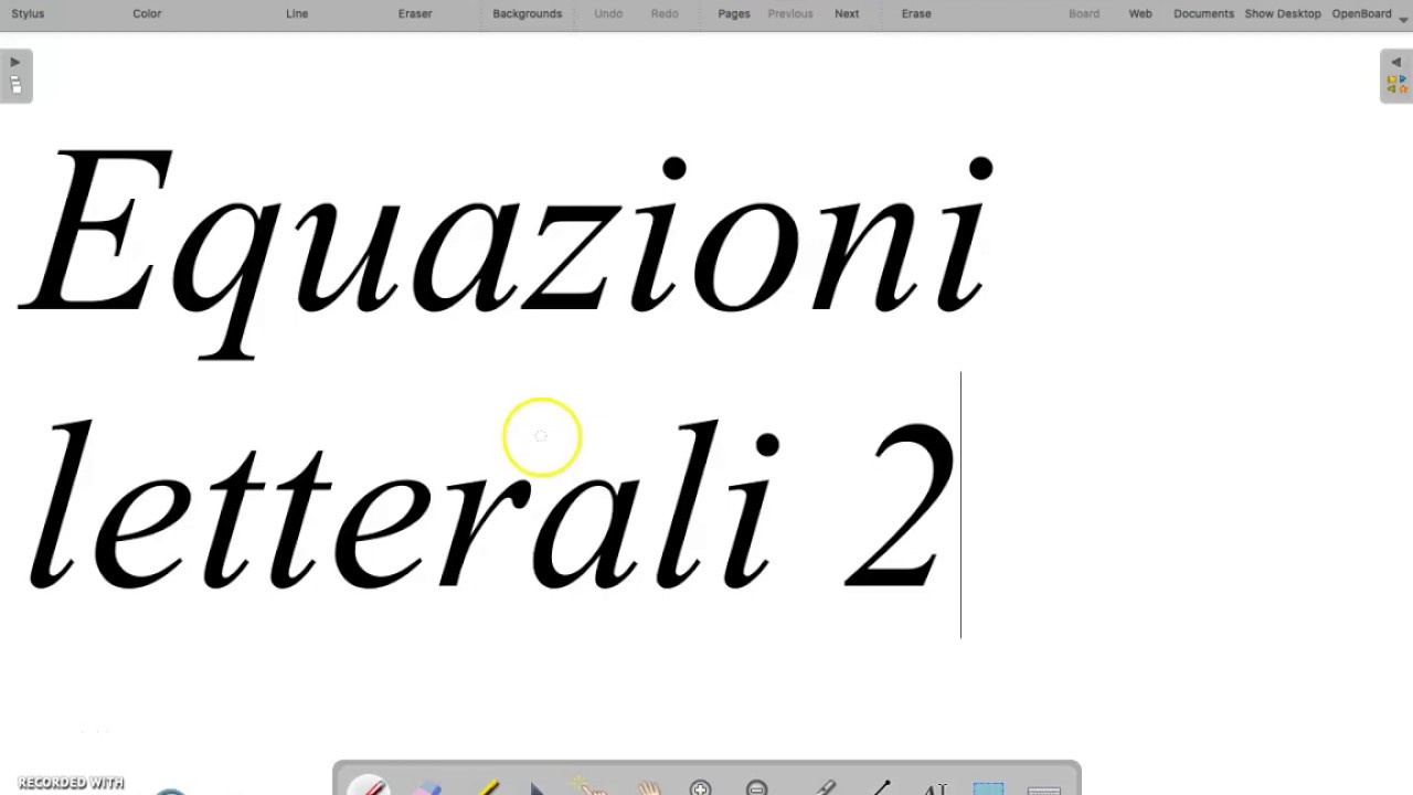 1M Mat Lezione 24 Equazioni letterali intere 2