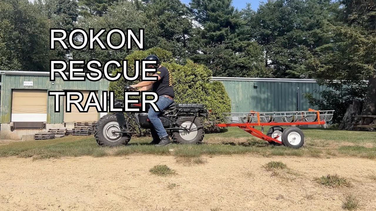 Rokon Rescue Trailer with Pintle Hitch