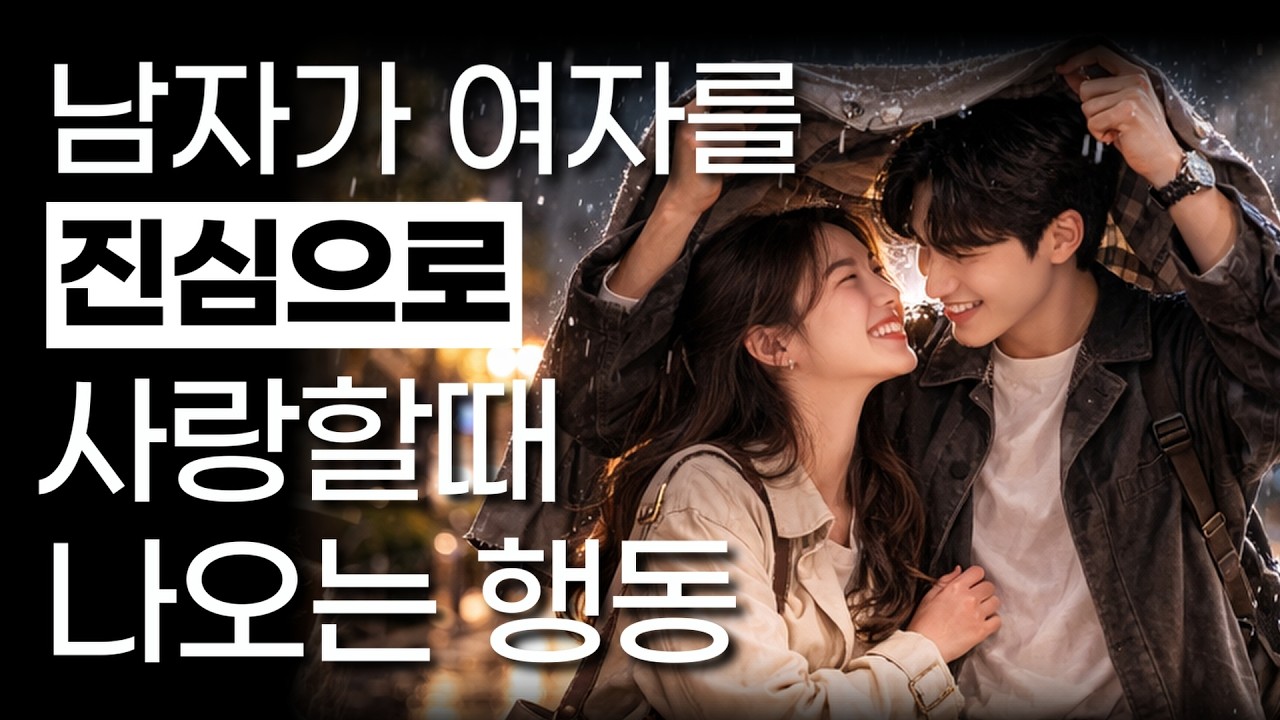 누군가를 진심으로 사랑할 때 나오는 행동