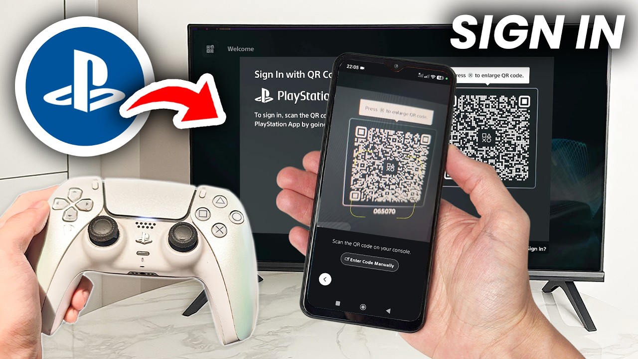 How To Sign Into Playstation Network On PS5 With PS App - Tutorial