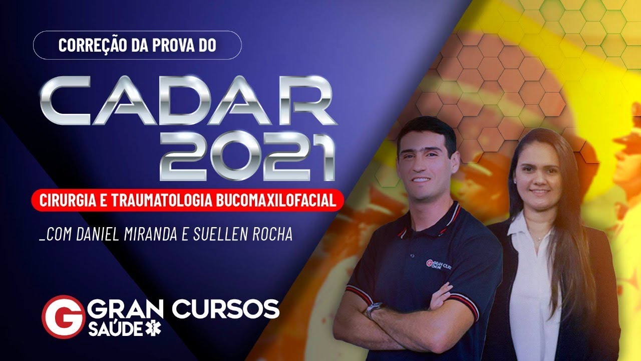 Correção da prova do CADAR 2021 - Cirurgia e Traumatologia Bucomaxilofacial