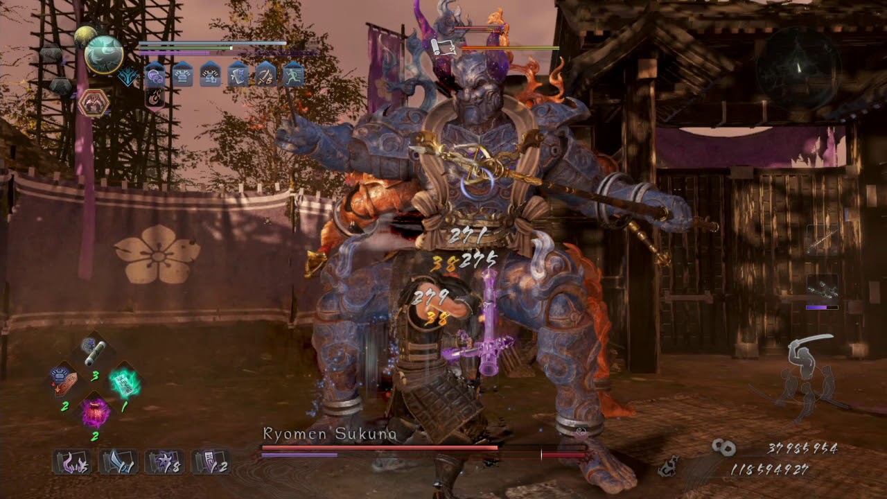 Nioh 2 - farming Ethereals/ranged weapons/Stone of Penance EXP easily