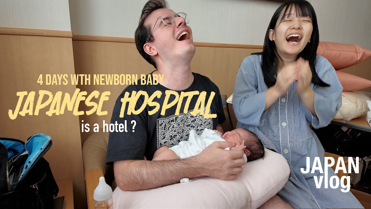 Japanese hospitals are so fancy! Mostly a vlog of us struggling with poop and diaper changes lol