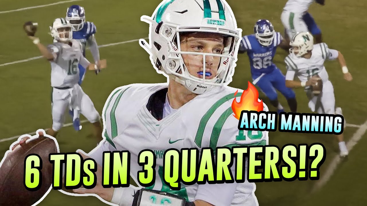 Arch Manning Drops 6 TDs in 3 QUARTERS!? Peyton Manning’s Nephew Balls OUT In Season Opener!