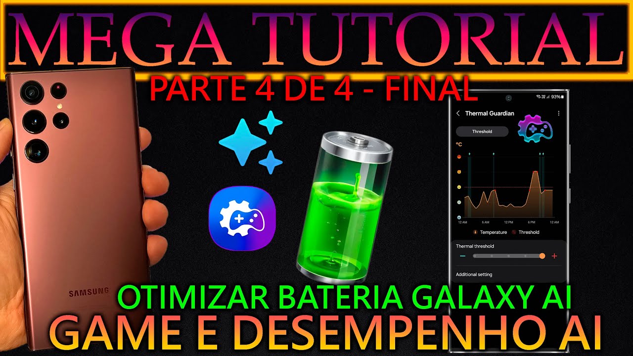 MEGA TUTORIAL P/ OTIMIZAR BATERIA📊🔋(PARTE 4 DE 4) FINAL❗EXCLUSIVO P/ GALAXY #samsung #galaxyai